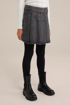 WE Fashion Skirt Mini Length Dark Grey