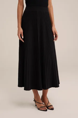 WE Fashion Skirt Maxi Length Black