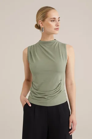 WE Fashion Singlet Light Green