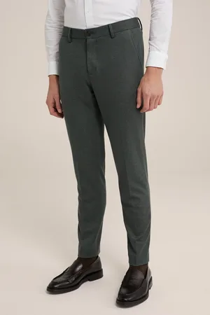 WE Fashion Pantalon Greyish Green