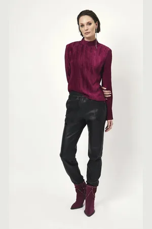 Dante 6 Liz Turtleneck Top Warm Plum
