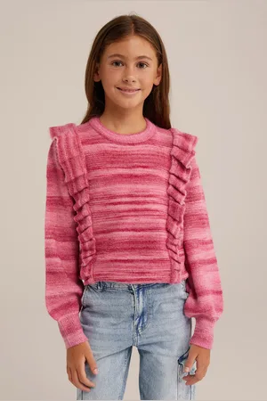 WE Fashion Knitted Pullover Pink