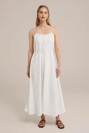 WE Fashion Dress Mid Length White