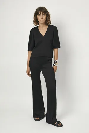 Dante 6 Raquel Pleated Top Raven