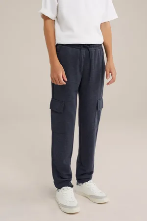 WE Fashion Cargo Pants Navy Blue