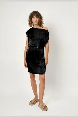Dante 6 Grayson Satin Dress Raven