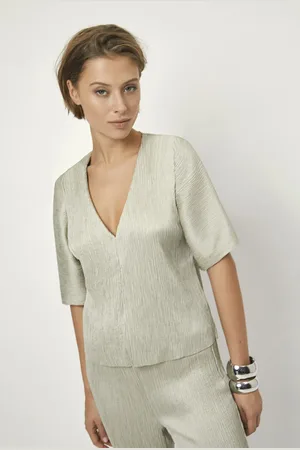 Dante 6 Raquel Pleated Top Matcha