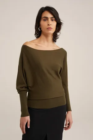 WE Fashion Knitted Pullover Army Green