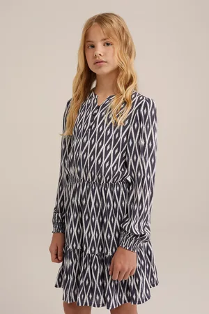 WE Fashion Dress Mid Length Dark Blue