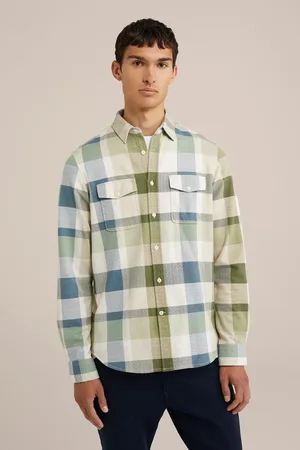 WE Fashion Overshirt Pastel Green