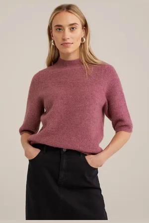 WE Fashion Knitted Pullover Light Red