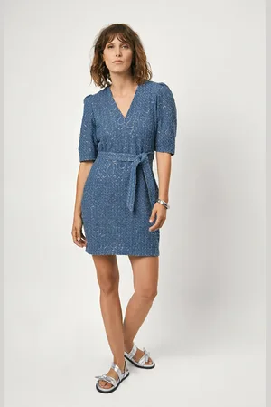 Dante 6 Mcdean Denim Dress Sky Blue