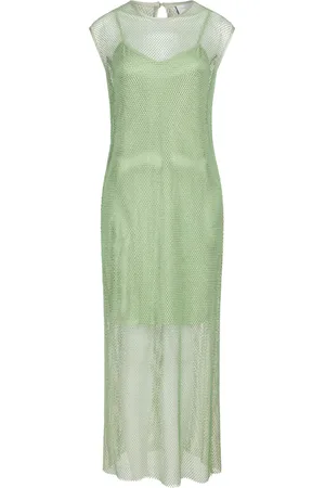 Dante 6 Luna Rhinestone Dress Matcha