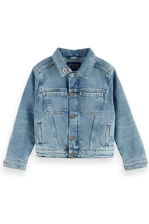 Scotch&Soda Girls Denim Jacket In Organic Cotton — Oasis