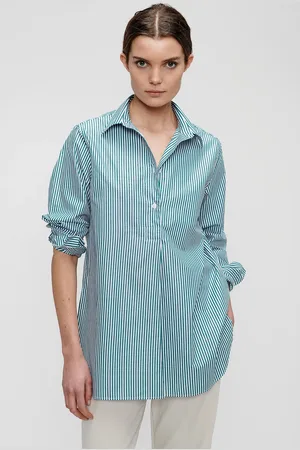 Trvl Drss Long Polo Top Spring Green