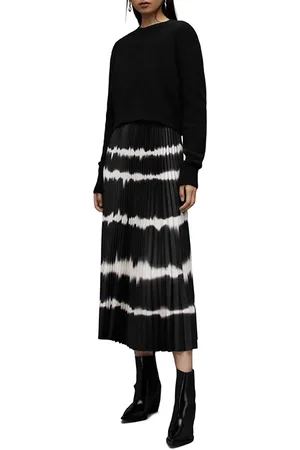 AllSaints Curtis Dress Black/chalk White