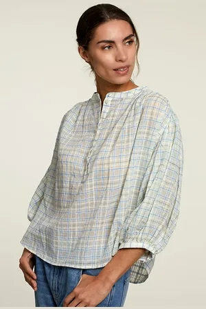 River Woods Checked Short Oversized Shirt