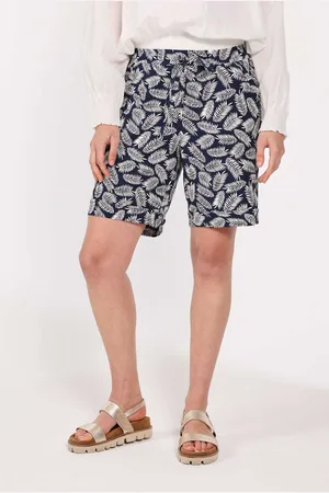 DIDI Travel Bermuda Volare Print Darkblue With Feathers Print