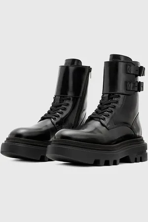 AllSaints Zoe Boot Black Shine