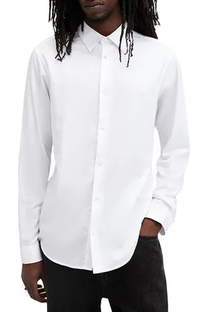 AllSaints Echo Ls Shirt White