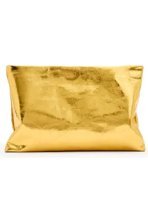 AllSaints Bettina Clutch Warm Gold