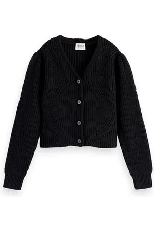 Scotch&Soda Girls Knitted Cardigan Black