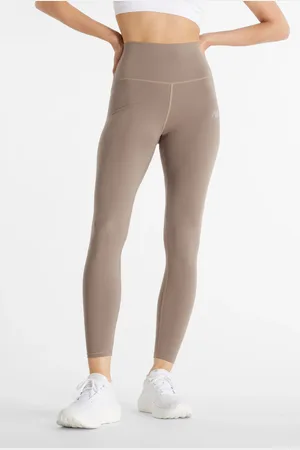 New Balance Wp41112ms High Rise Legging 25" Mushroom