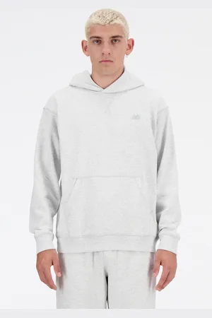 New Balance Mt41534ahh Athletics French Terry Hoodie Ashheath