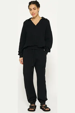 10 days Texture Fleece Jogger Black