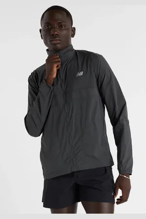 New Balance Mj41279ack Reflective Packable Jacket Black
