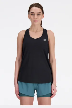 New Balance Wt41250bkh Athletics Tank Bkheathr