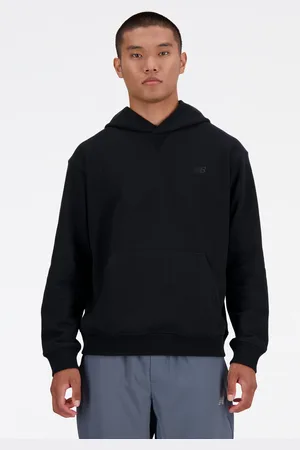 New Balance Mt41534bk Athletics French Terry Hoodie Black