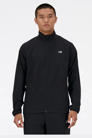 New Balance Mj41062bk Stretch Woven Jacket Black