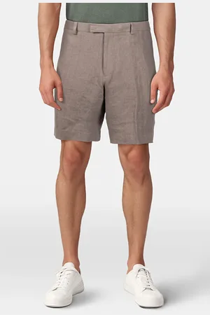 Reiss Slim Fit Linen Short Sage