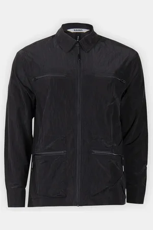 Rains Kano Overshirt Black Unisex