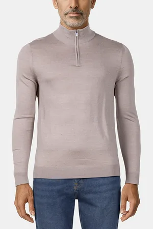 Reiss Oe Blackhaller-ls Funnel Stone Melange