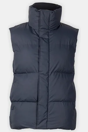 Rains Boxy Puffer Vest Navy Unisex