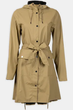 Rains Curve W Jacket W3 Khaki Unisex