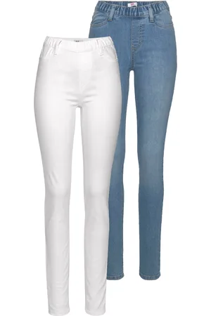 Jeggings in de kleur wit voor dames KLEDING