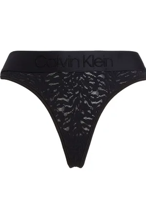 Calvin Klein String met logoband • Zwart •