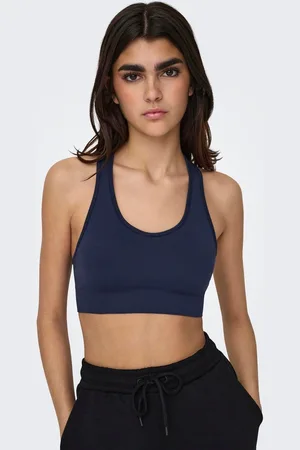 Buy Only Play ONPMARTINE SEAM SPORTS BRA NOOS - Light Green