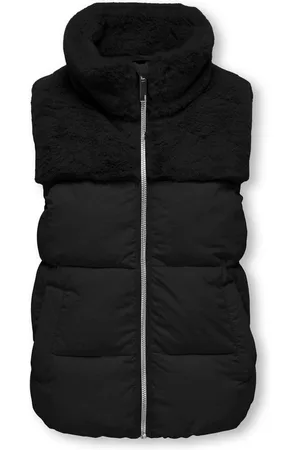 ONLY Bodywarmer KOGWANJA FUR PUFFER MIX WAISTCOAT OTW