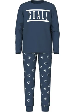 NAME IT Pyjama NKMNIGHTSET DARK DENIM FOOTBALL NOOS (set, 2-delig)