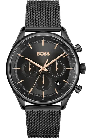 HUGO BOSS Chronograaf Gregor Quartzhorloge, herenhorloge, horloge, stopwatchfunctie, roestvrijstalen band