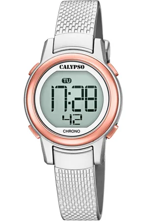 Calypso Chronograaf Digital Crush Polshorloge, quartz, dameshorloge, digitale weergave, datum, stopwatchfunctie