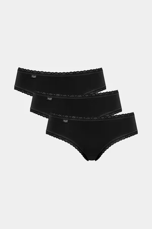 Sloggi Slip 24/7 Cotton Lace Hipster C3P met delicate kant en een hoog katoenpercentage (Set van 3)
