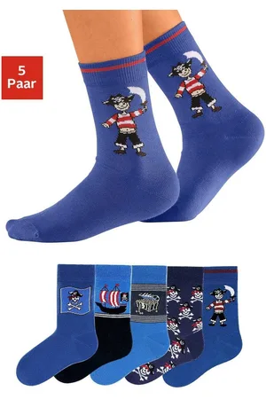 H.I.S Sokken met piratenmotieven (set, 5 paar)