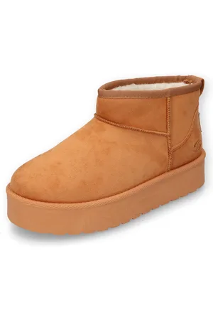 Dockers Winterlaarzen plateau laarzen, instaplaarzen met knusse warme voering