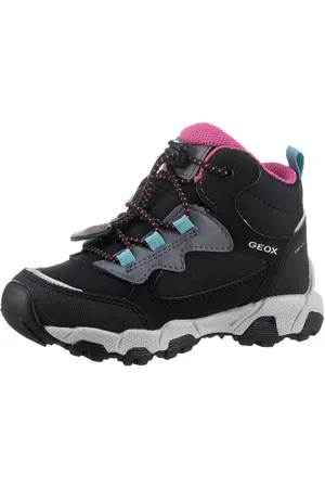 Geox Sneakers J MAGNETAR G. B ABX Trekkinglaarzen, veterschoenen, kinderschoen in TEX-uitvoering