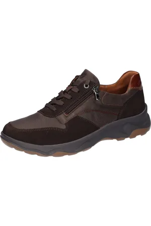 Waldläufer Sneakers H-max , comfortabele schoen, lage schoen, veterschoen in comfortbreedte h = zeer breed